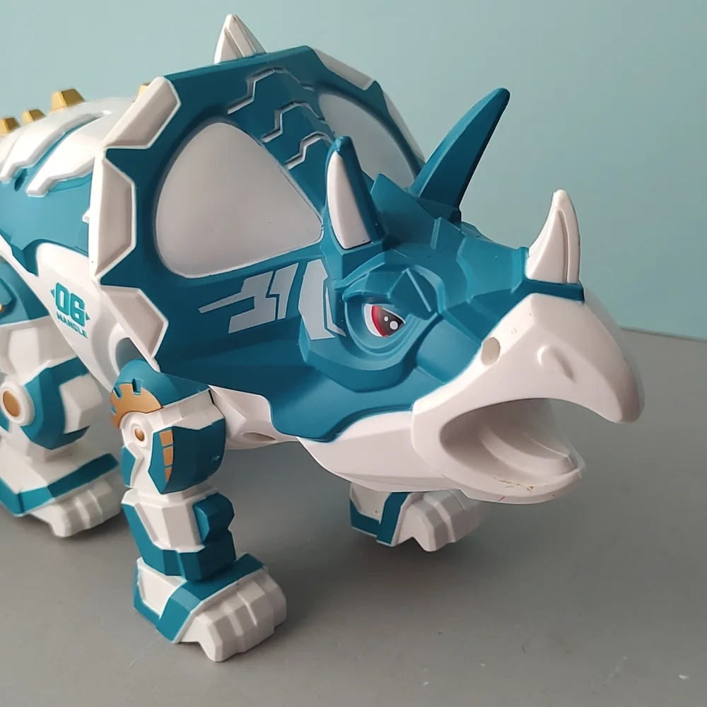 Vivar Toys Mega Triceratops Robot Movements Light Up & Sounds 8+ Good Co…